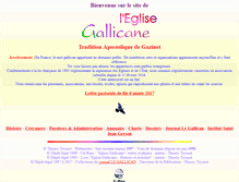 Tablet Screenshot of gallican.org